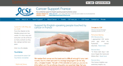 Desktop Screenshot of cancersupportfrance.org