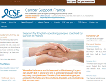 Tablet Screenshot of cancersupportfrance.org